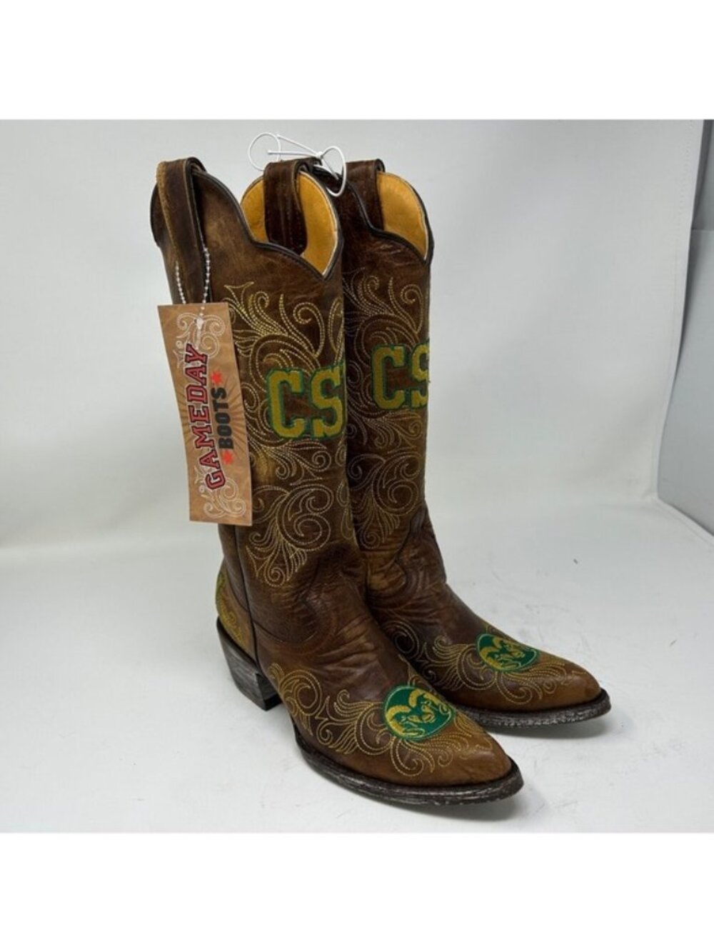 Colorado State Rams size 5 B Gameday Boots NCAA Womens Ladies University Boot